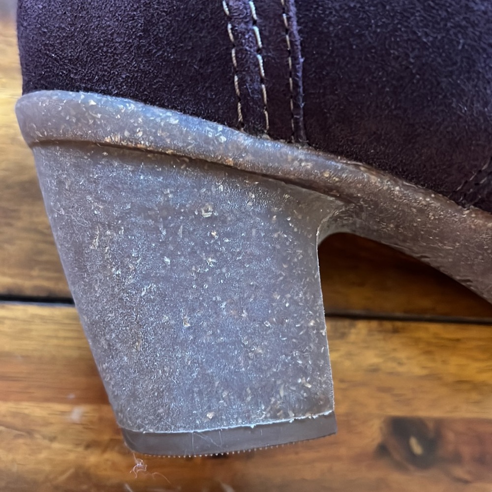 Clarks suede purple Ankle boots - Picture 6 of 7